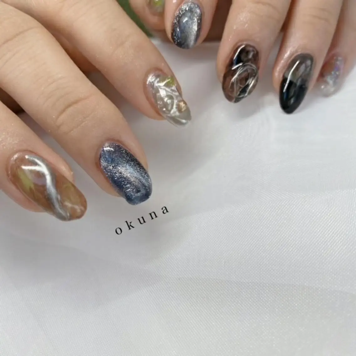 ネイル ニュアンスネイル パンチャパンチャ ネイルサロンのネイルデザイン