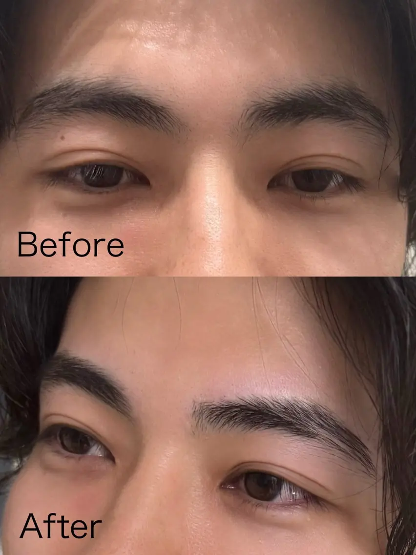 メンズ アイブロウ ワックス脱毛 LIRIS(リリス) 小林のマツエク・マツパデザイン