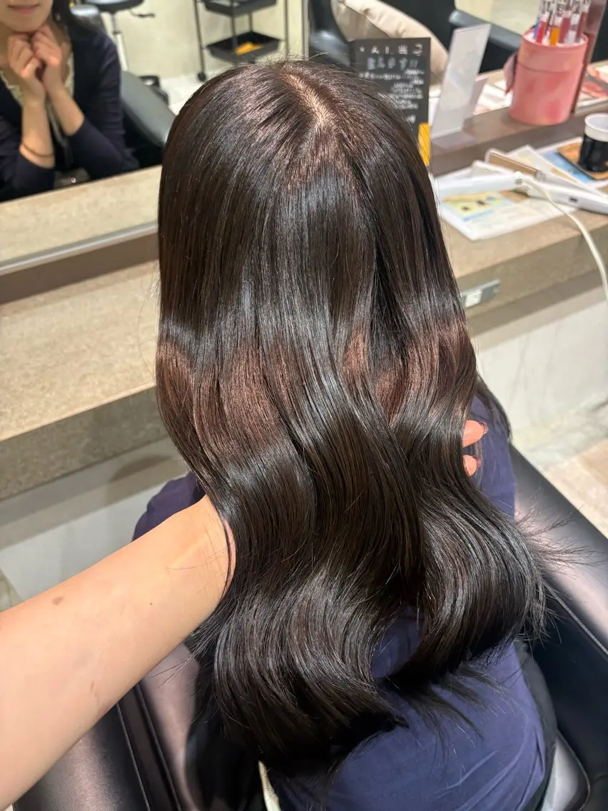 ロング ヘアカラー トリートメント SAAYA/板橋/ モデル募集中🎀のヘアスタイル