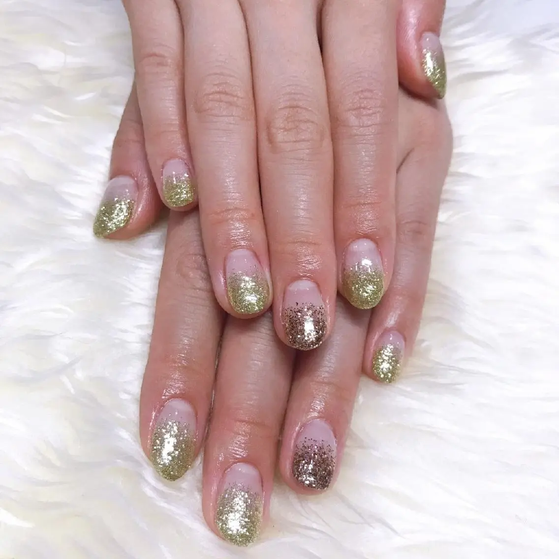 ネイル ラメ(グリッター) ラメグラデーション Nail&eye Belire 新宿のネイルデザイン