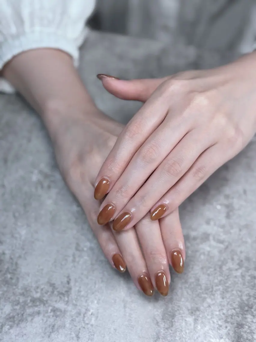 ネイル フレンチネイル ジェルネイル グラデーション ロングネイル マグネットネイル ハンドネイル nail sideraのネイルデザイン