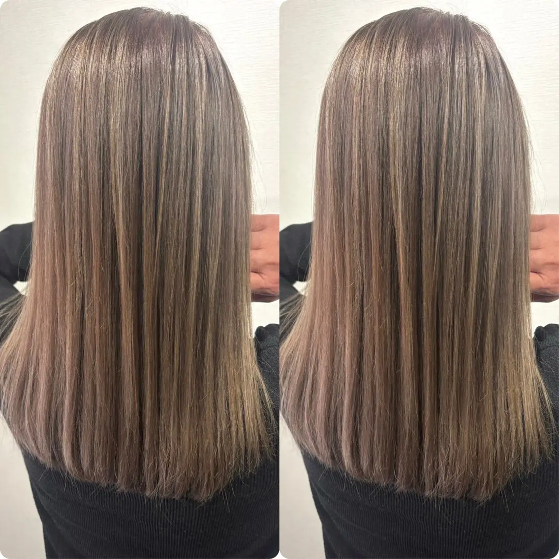 ロング カラー 切っぱなし💇‍♀️ イヤリング🎨龍之介のヘアスタイル