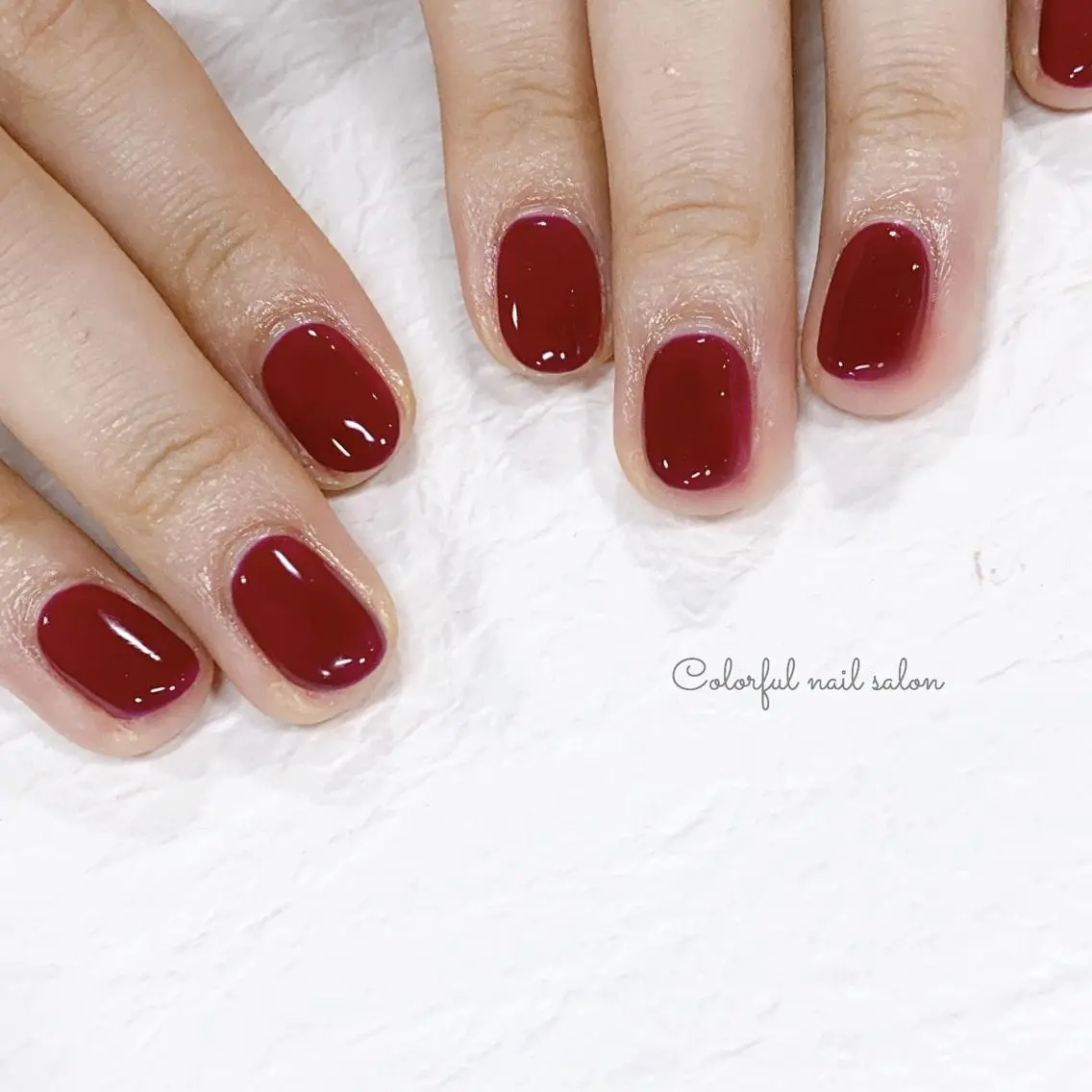 ネイル ワンカラーネイル Le'a nail&eyesのマツエク・マツパデザイン