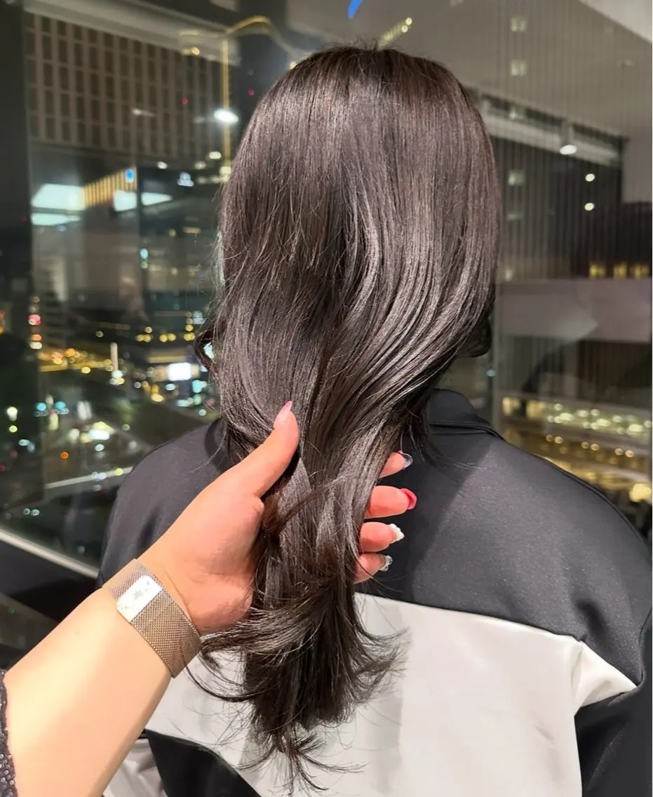 カラー 透明感カラー グレージュ レイヤーカット特化/ 🌛Mizukiのヘアスタイル