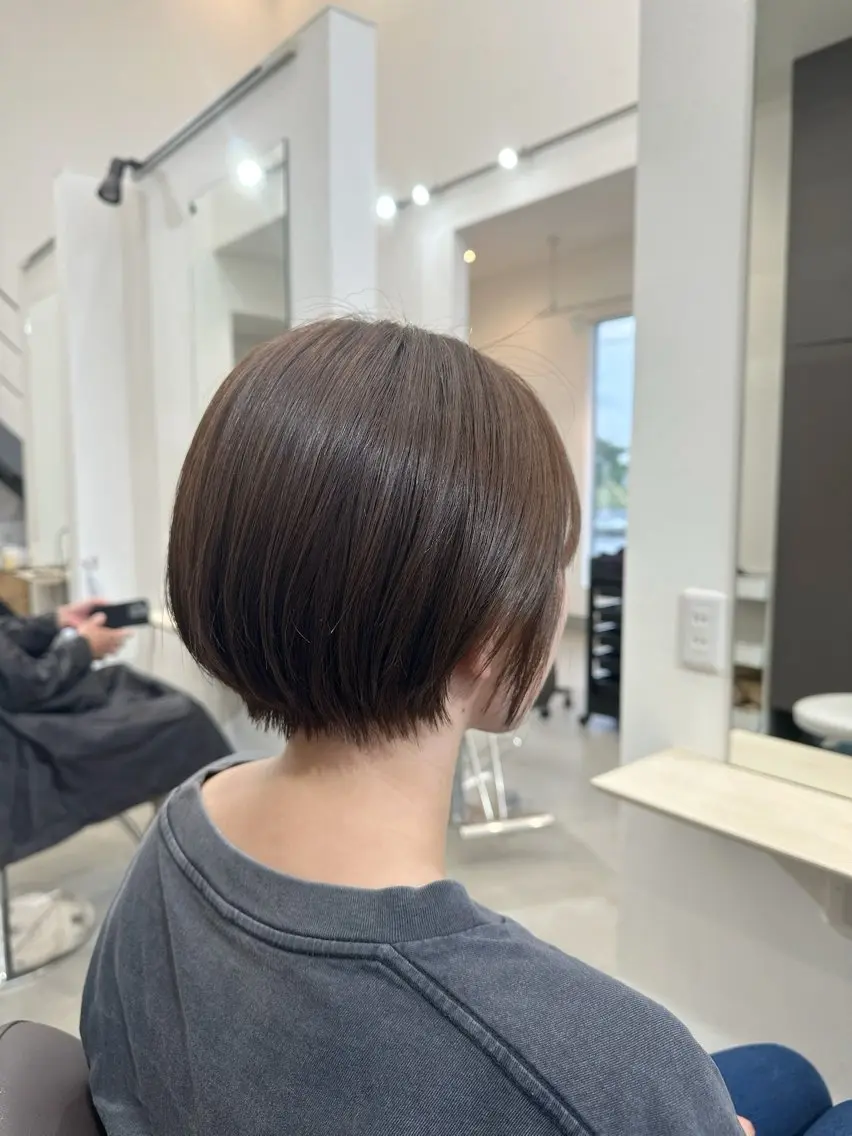 ショート ショートボブ ボブ ショートヘア カット ヘアカラー トリートメント 茂木 理紗のヘアスタイル