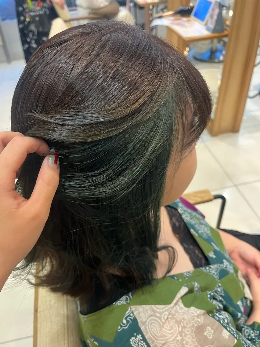 カラー ヘアカラー 🎶み お🎀ブリーチカラーのヘアスタイル