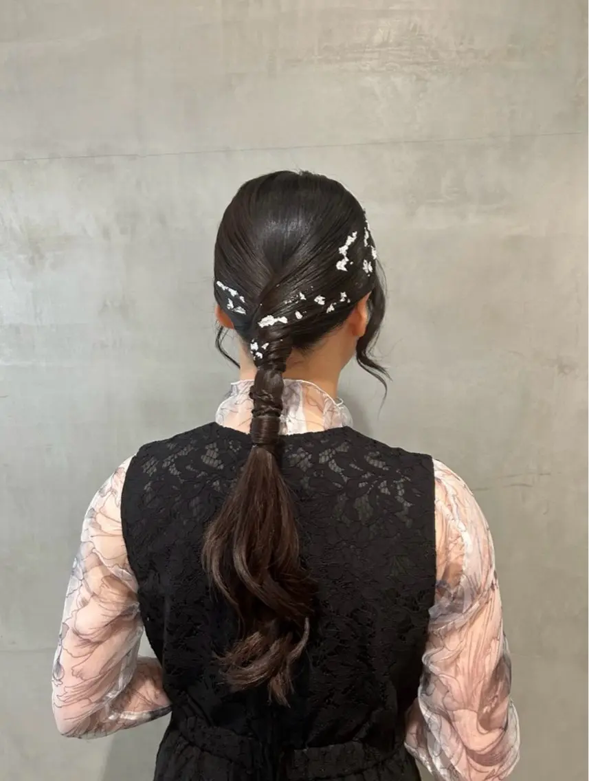 ロング ヘアアレンジ ヘアセット タナカ カナ🫧のヘアスタイル