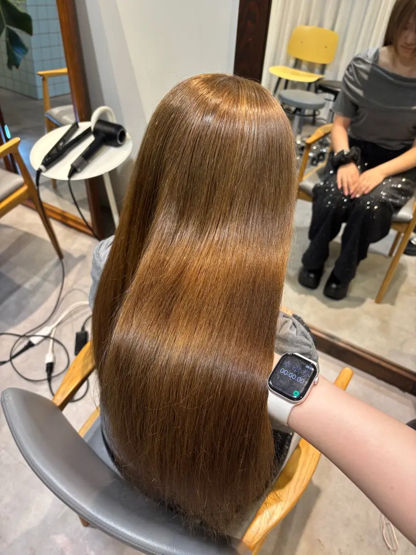 ロング ヘアカラー トリートメント roka ʜᴀʀᴜᴋᴀのヘアスタイル