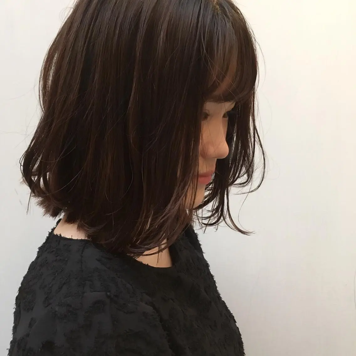 ショート 切りっぱなしボブ ボブ ショートヘア カット トリートメント 山中 直輝のヘアスタイル