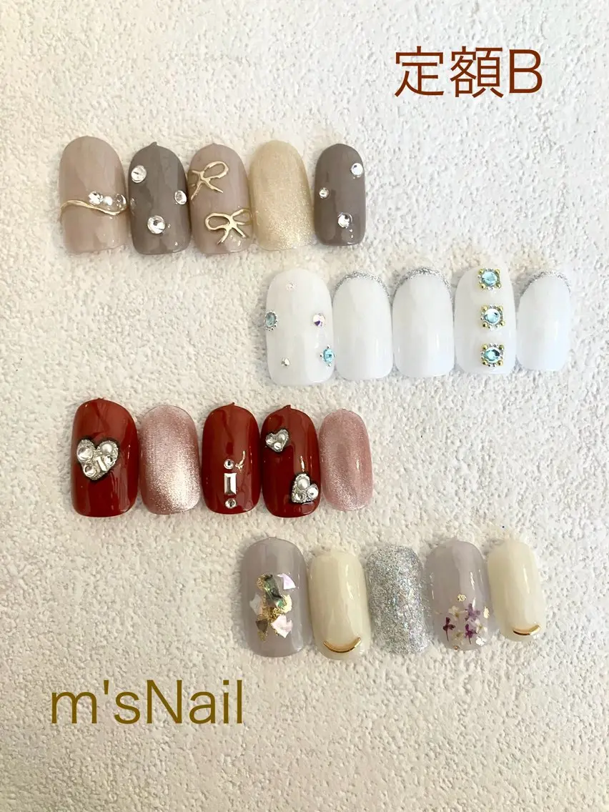 ネイル ジェルネイル パラジェル ハンドネイル m'sNail 福岡西区 ネイルのネイルデザイン