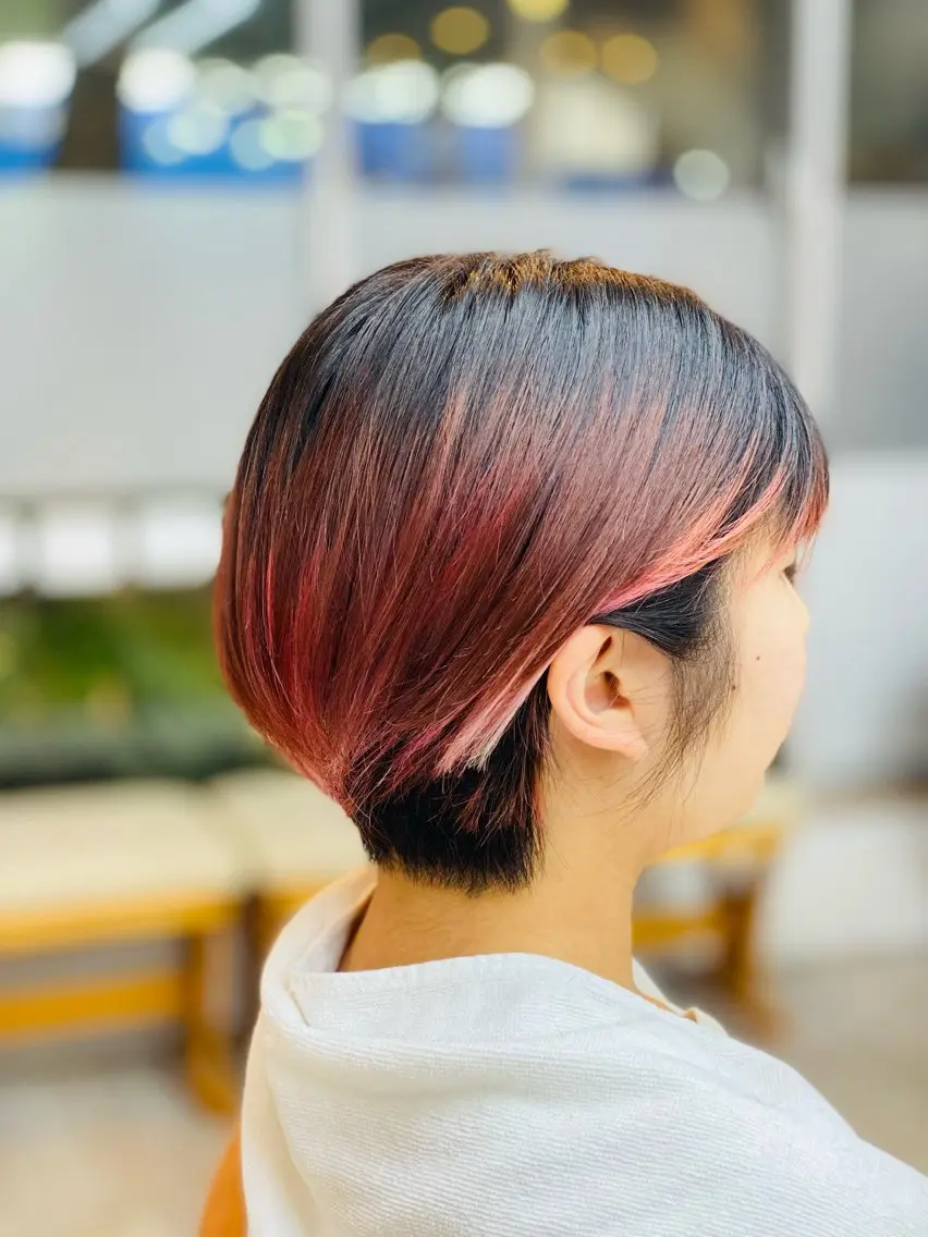 ショート ショートボブ ボブ ショートヘア オスメニア 真也のヘアスタイル