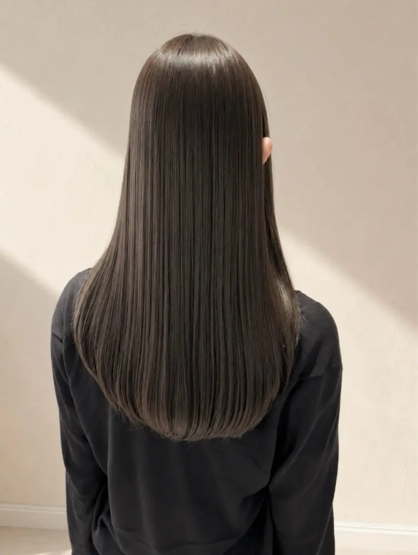 【フルコース⭐︎】カット+カラ－+縮毛矯正+トリ－トメントの写真