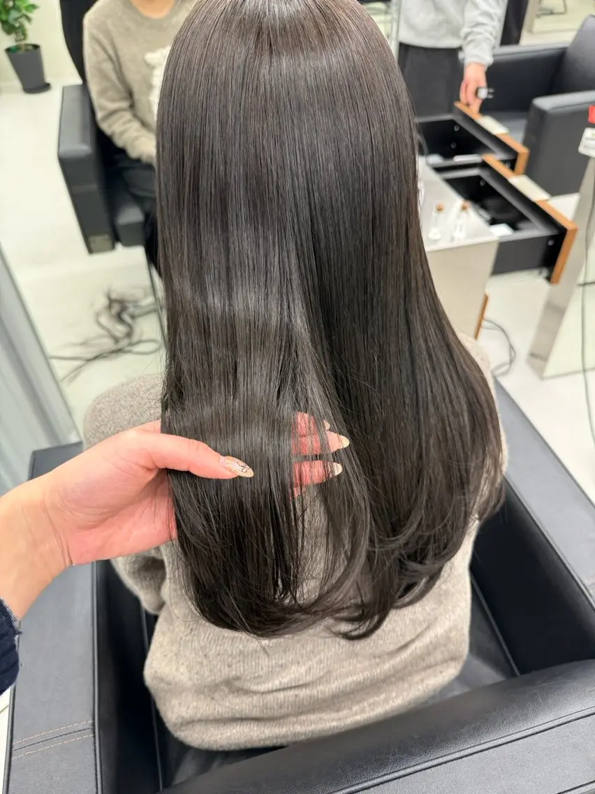 ロング カラー 透明感カラー ヘアカラー ✨透明感たっぷりカラ ー✨/表参道/りりのヘアスタイル