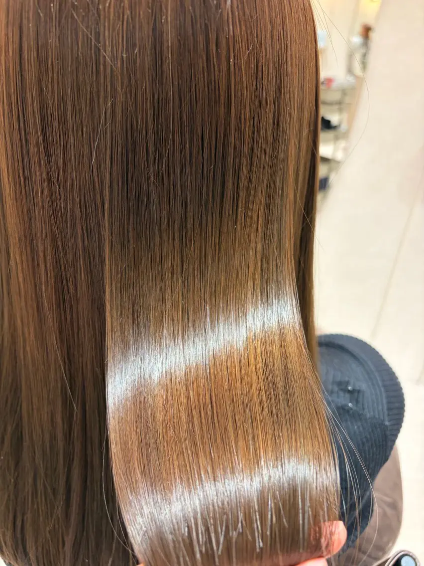 ロング カラー 菅原 渚のヘアスタイル