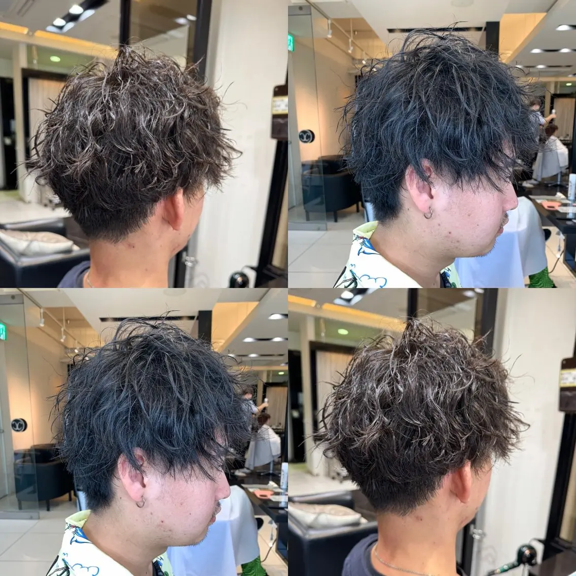 ショート カット パーマ ヘアセット 髪質改善カラー🦋 田村のヘアスタイル