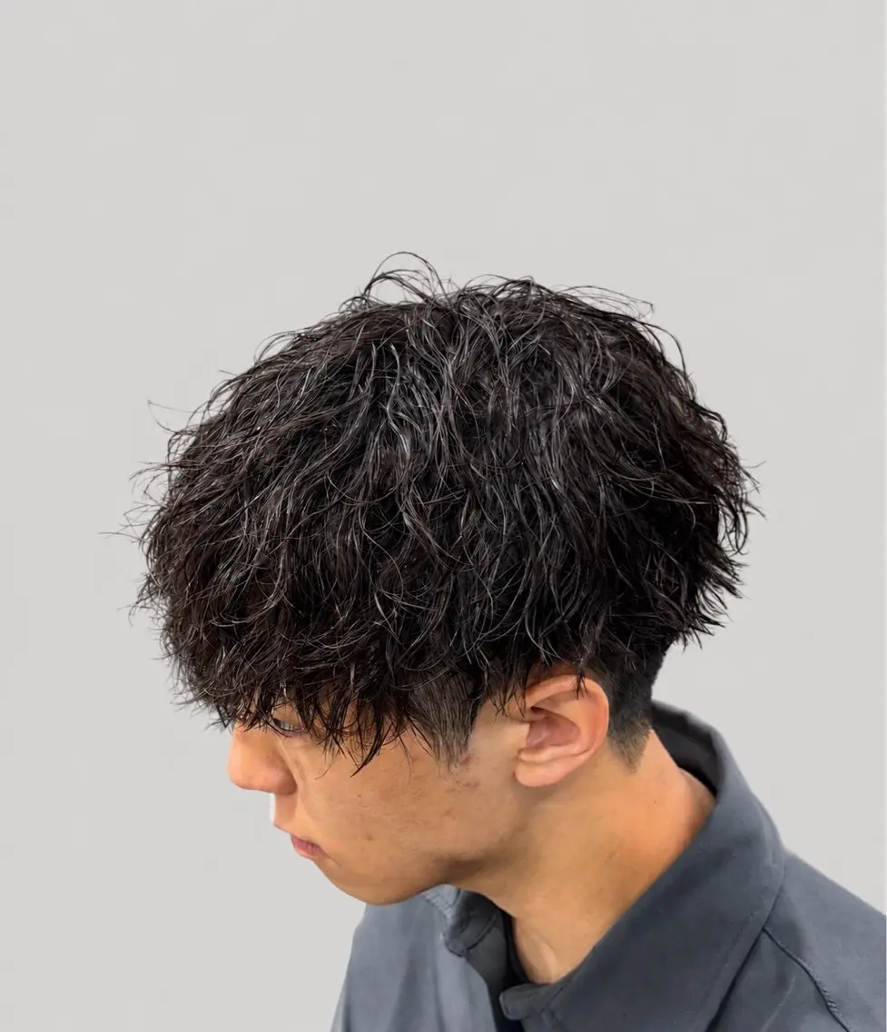 パーマ メンズ メンズパーマ ツイストスパイラルパーマ スパイラルパーマ カット パーマ ❤️‍🔥メンズ専門 mamu❤️‍🔥のヘアスタイル