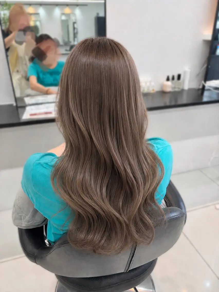 ロング カラー ヘアカラー ブリーチなしWカラー /アレンジ/ユウミのヘアスタイル