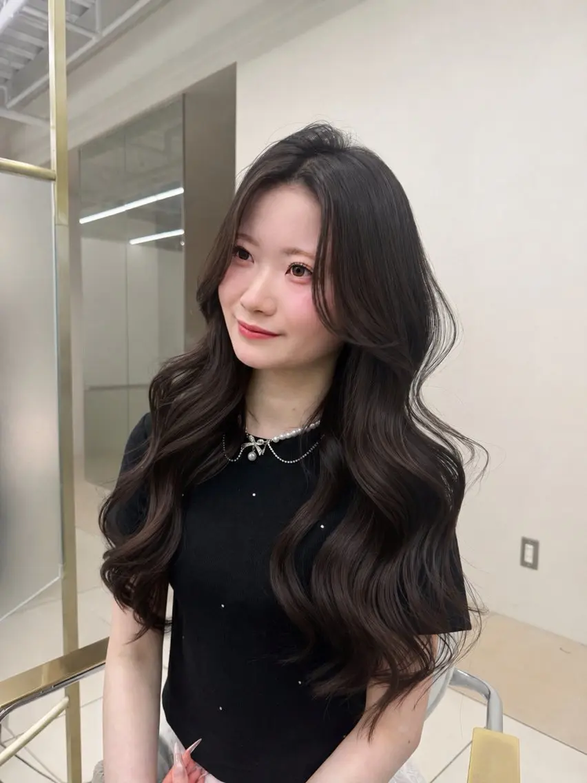 ロング ヘアカラー 似合わせカット/月 【るな】COAのヘアスタイル