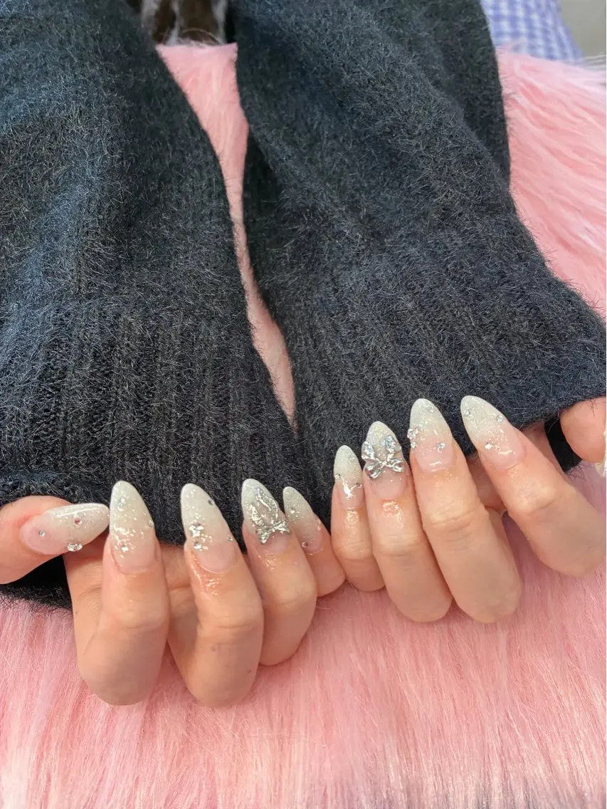 ネイル ラメ(グリッター) mimi👑 kiyomiのネイルデザイン