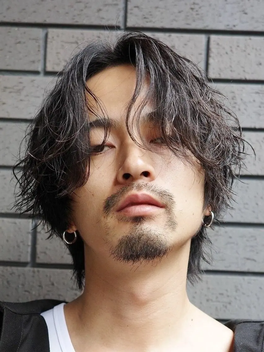 ミディアム パーマ ミディアムパーマ カット パーマ クドウレイ fifth神南のヘアスタイル