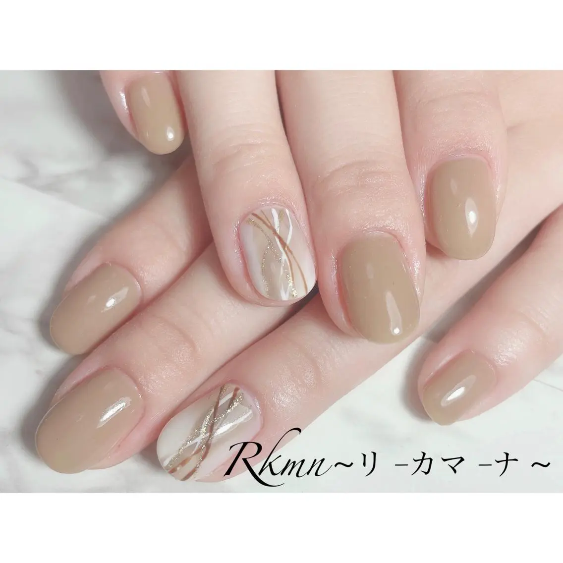 ネイル アートネイル フレンチネイル ジェルネイル グラデーション ニュアンスネイル ハンドネイル フットネイル ハンドケア Rkmn ~リ-カマ-ナ~のネイルデザイン