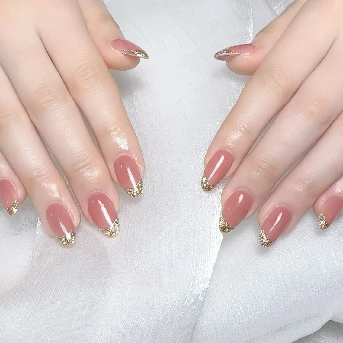 メンズ ネイル メンズ韓国風 アートネイル オーロラネイル ガーリー キラキラネイル ハンドネイル Nail salon 木にいるのネイルデザイン