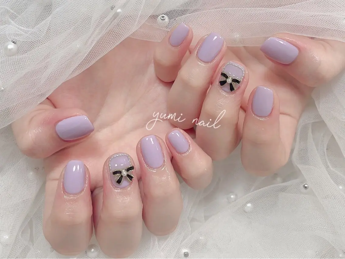 ネイル 𝐲𝐮𝐦𝐢🎀 長さ出しデザイン専門のネイルデザイン