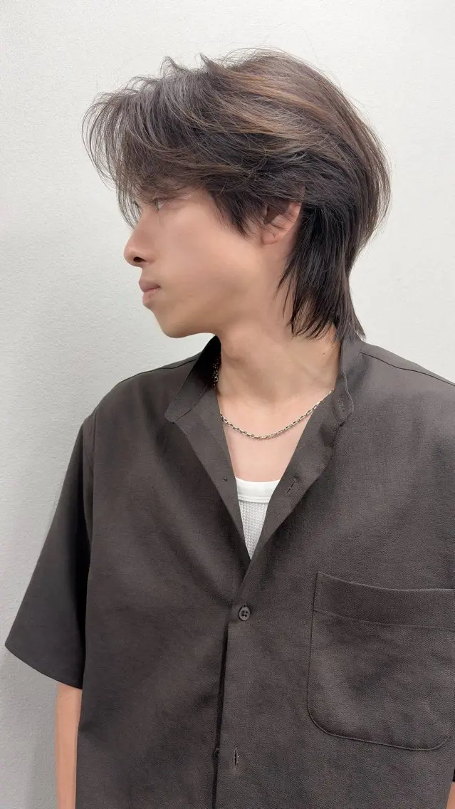 パーマ メンズ 中島 史優のヘアスタイル