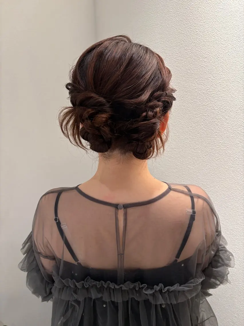 セミロング ヘアセット 【ヘアセット専門】 ヘアメイクＭＡＮＡのヘアスタイル