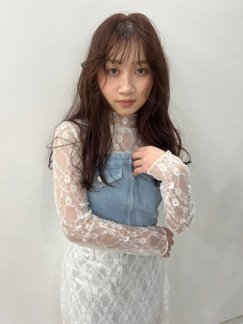 ロング 齋藤 結のヘアスタイル