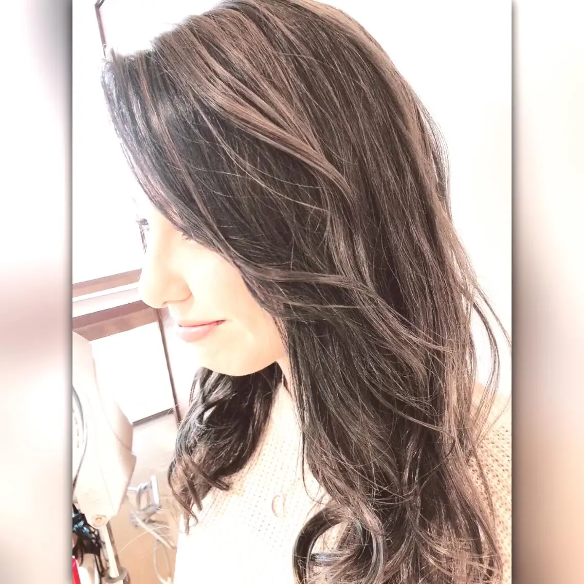 ロング カラー ベージュカラー ミルクティーベージュ 【メンズカット】 澤下瑛一のヘアスタイル