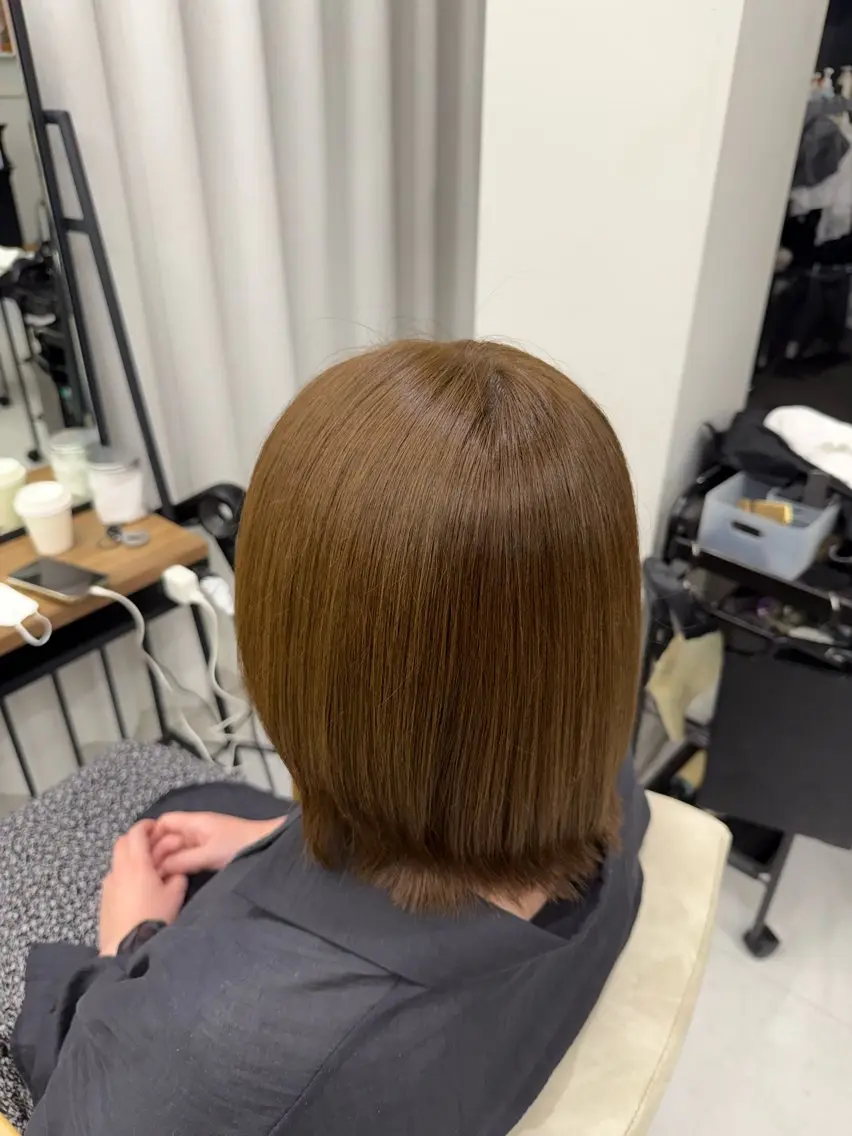 カラー 上原 帆央のヘアスタイル