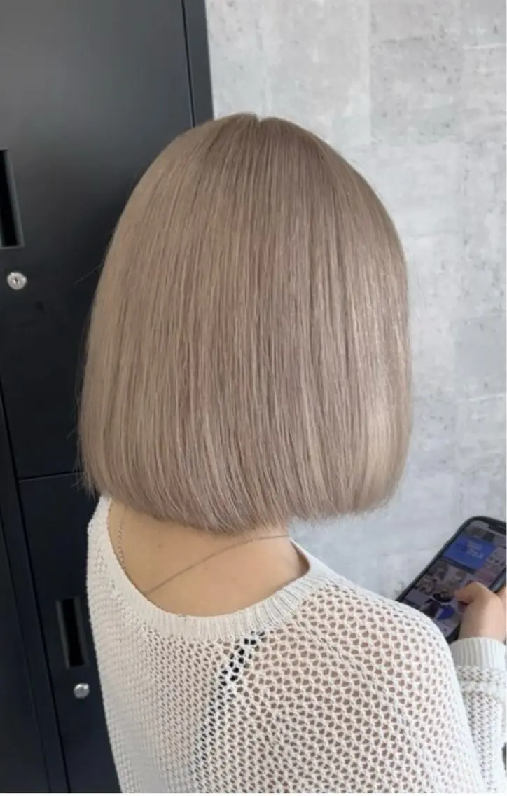 ショート ワンレンボブ ボブ カットモデル募集 ✨MIAのヘアスタイル