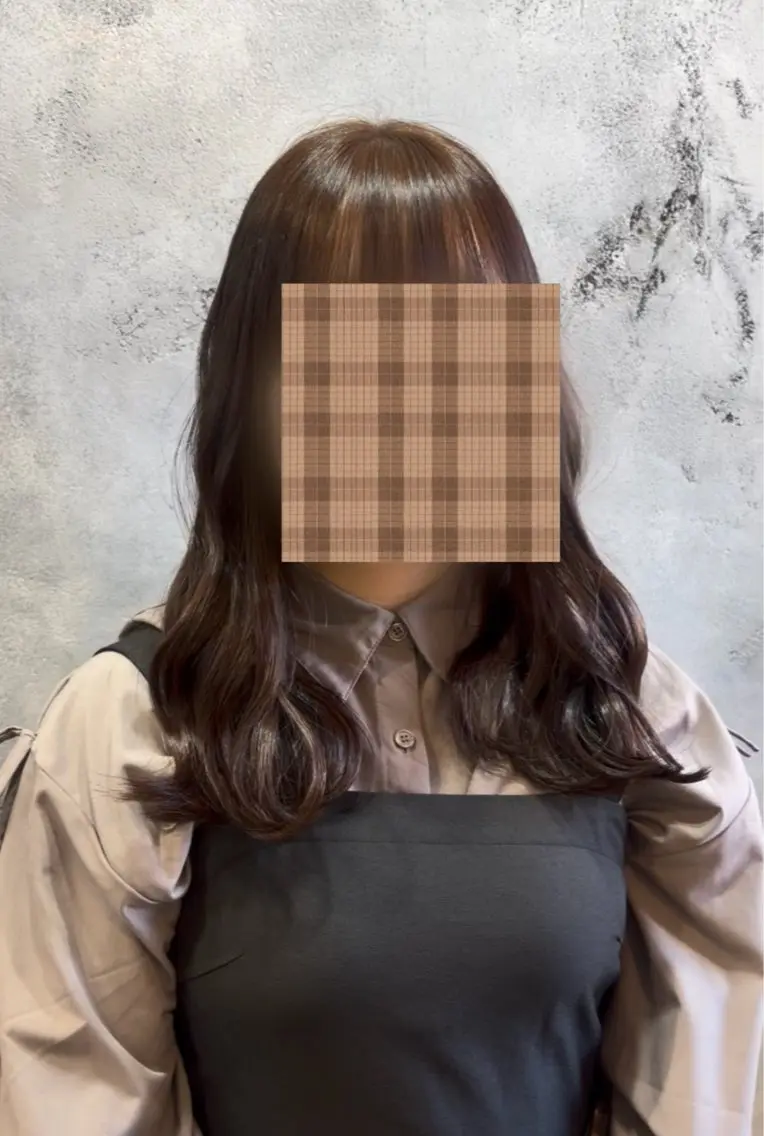 ミディアム カット ヘアカラー éme.山口平井店 /yu-kiのヘアスタイル