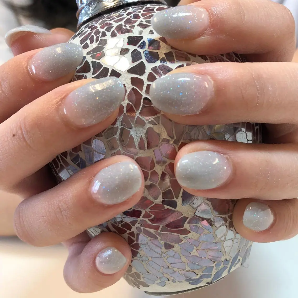 ネイル グラデーション ラメ(グリッター) ラメグラデーション スカルプネイル KIREIE NAILSのネイルデザイン