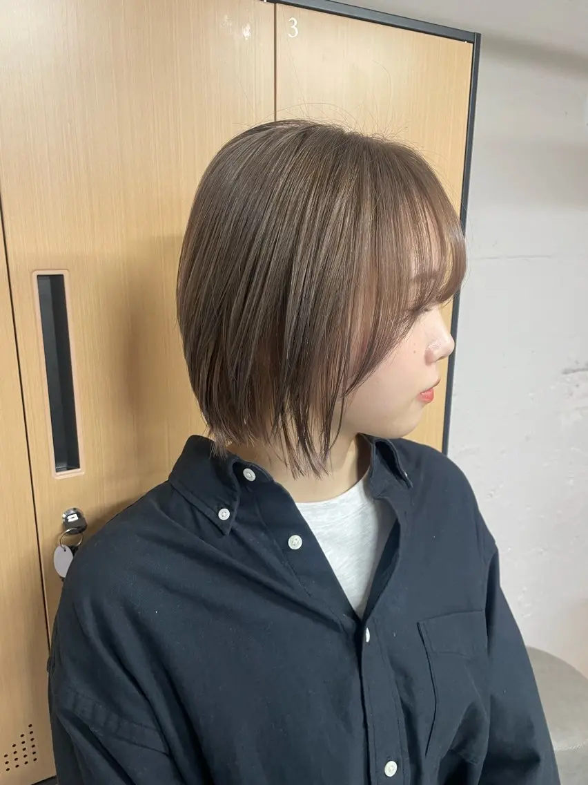 ショート ヘアカラー tokute 中野真咲🐺のヘアスタイル