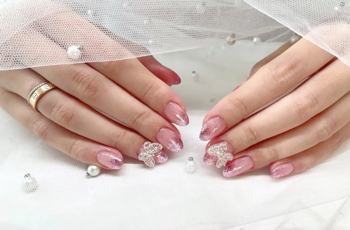 ネイル ラメ(グリッター) ラメグラデーション ハンドネイル 【新宿】Nail Yamazakiのネイルデザイン