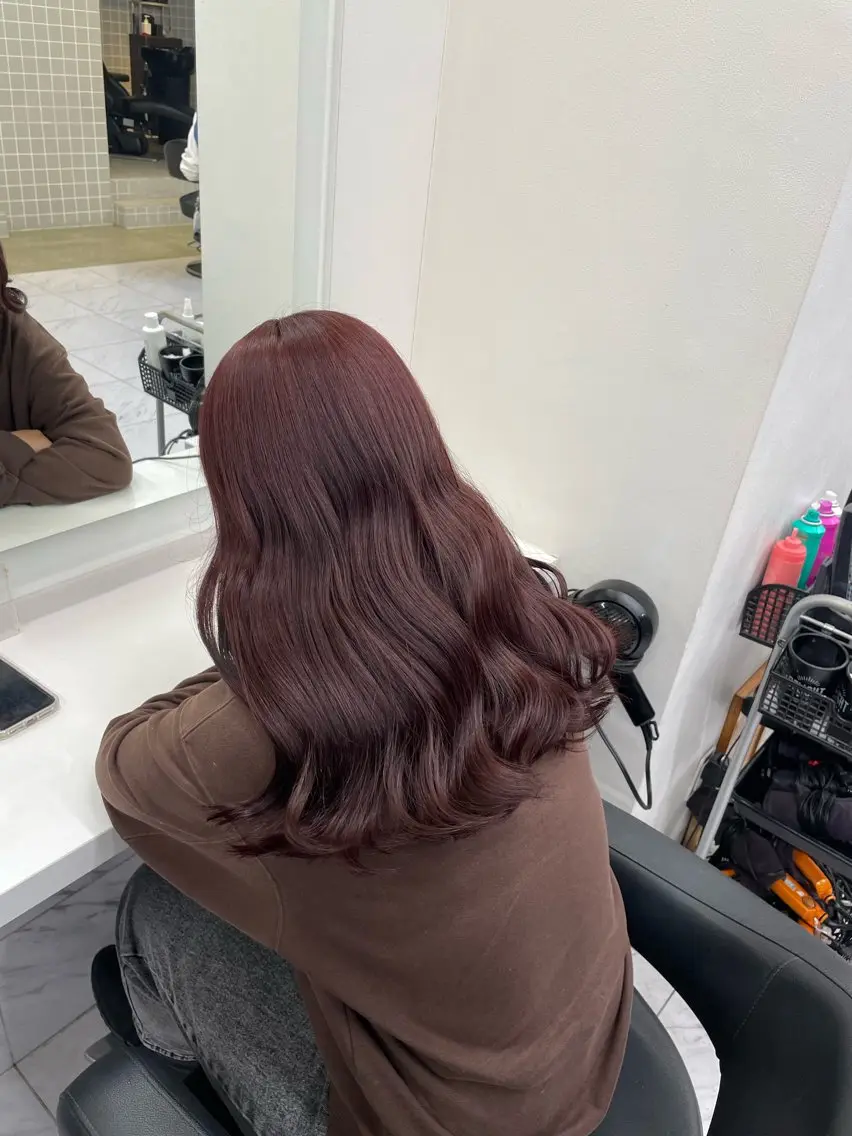 ロング カラー ヘアアレンジ ヘアカラー トリートメント ヘアセット 💗横浜美容室 💗HARUNAのヘアスタイル