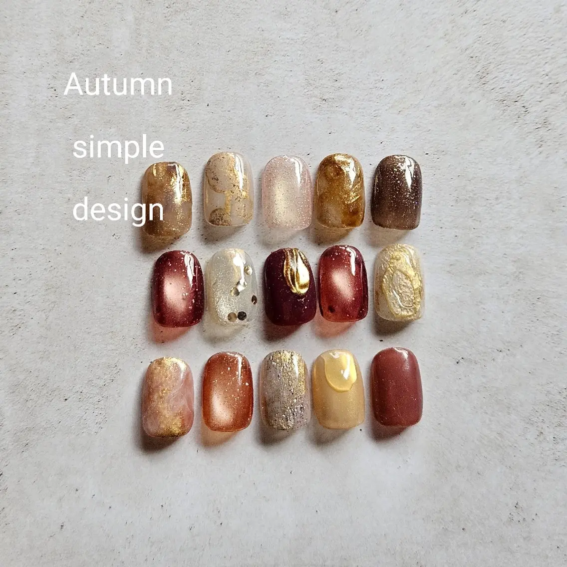 ネイル ボルドー ハンドネイル Nailsalon manoのネイルデザイン