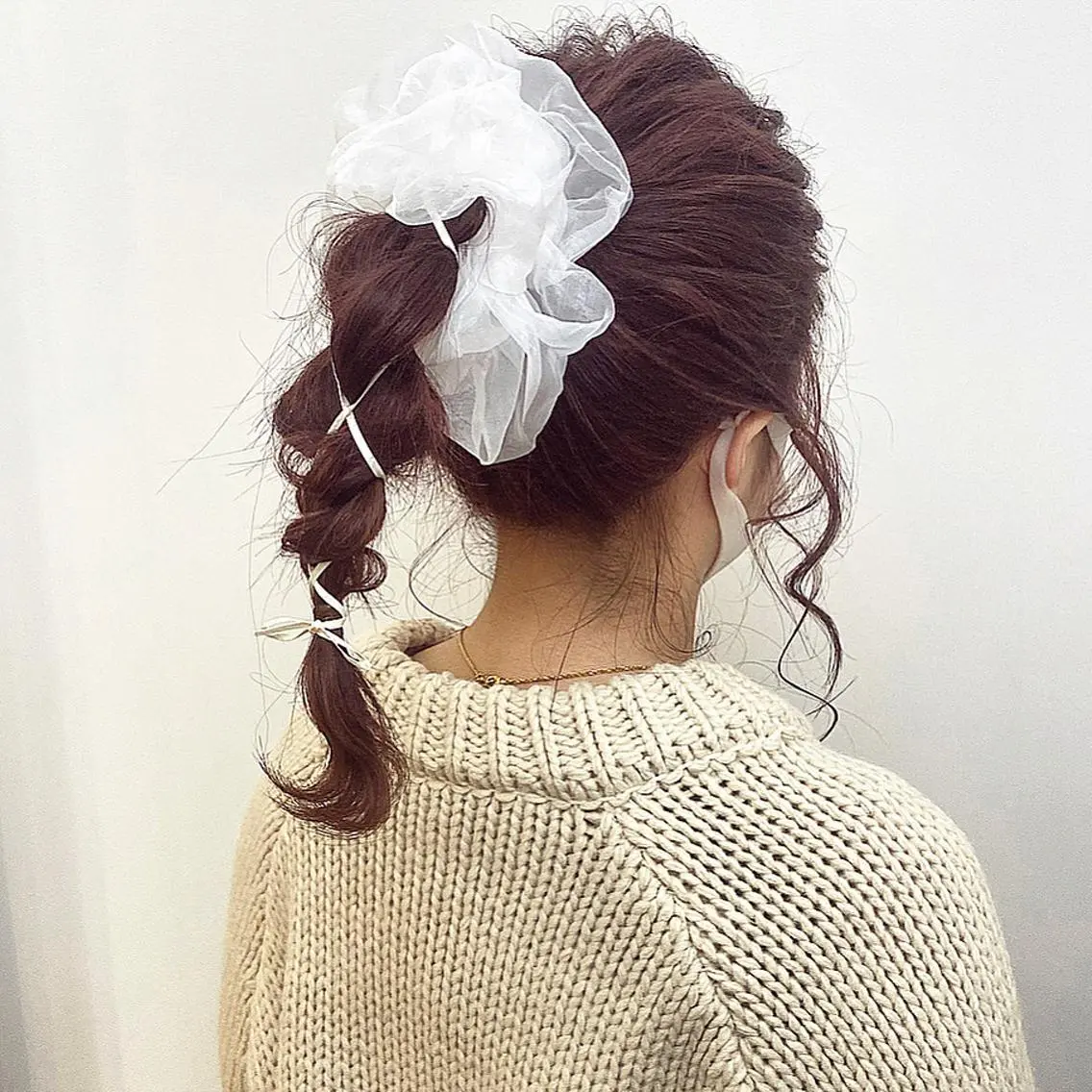 セミロング カラー ヘアアレンジ 🌼 アユカのヘアスタイル