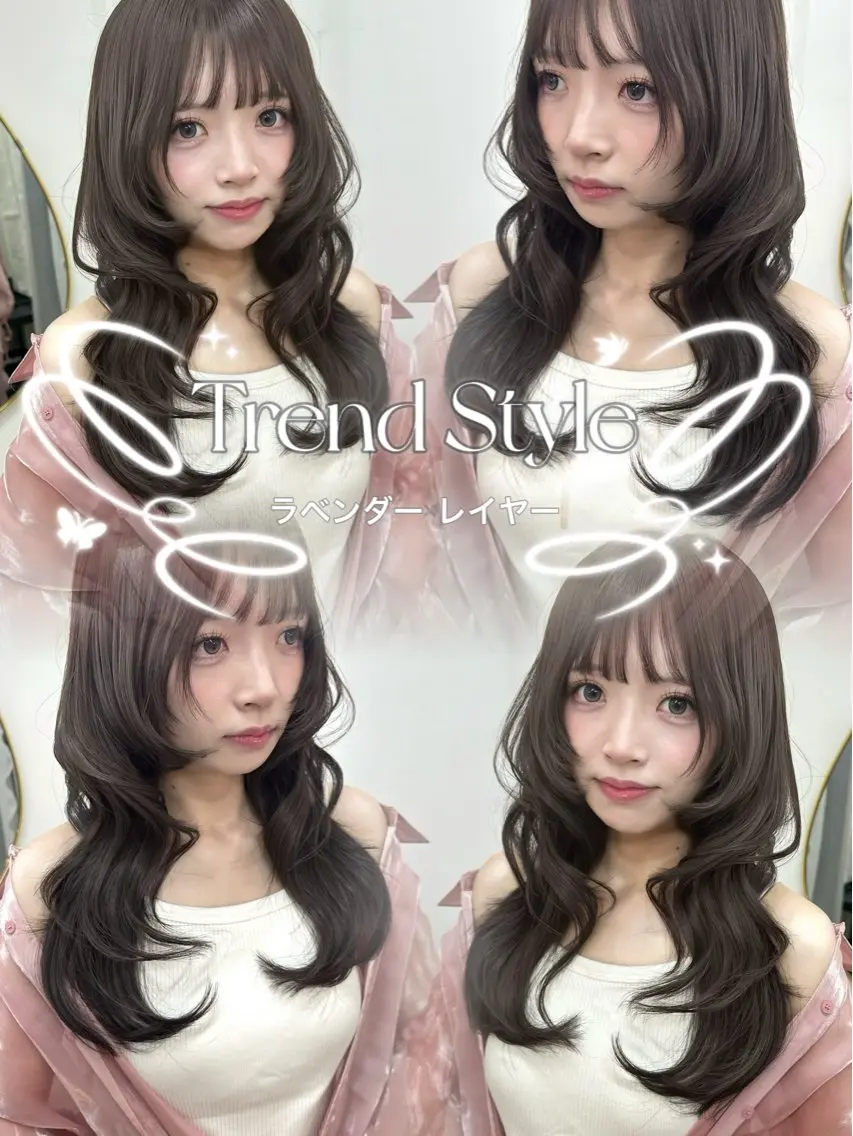 セミロング カラー ベージュカラー ブリーチ ブラウンカラー ケアブリーチ グレージュ カット ヘアカラー トリートメント 🦋高瀬寛菜🦋 韓国レイヤーのヘアスタイル