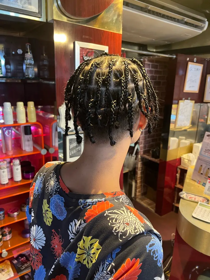 ショート ヘアアレンジ ヘアセット 横浜カットパーマ 特殊/ 平林侑馬のヘアスタイル