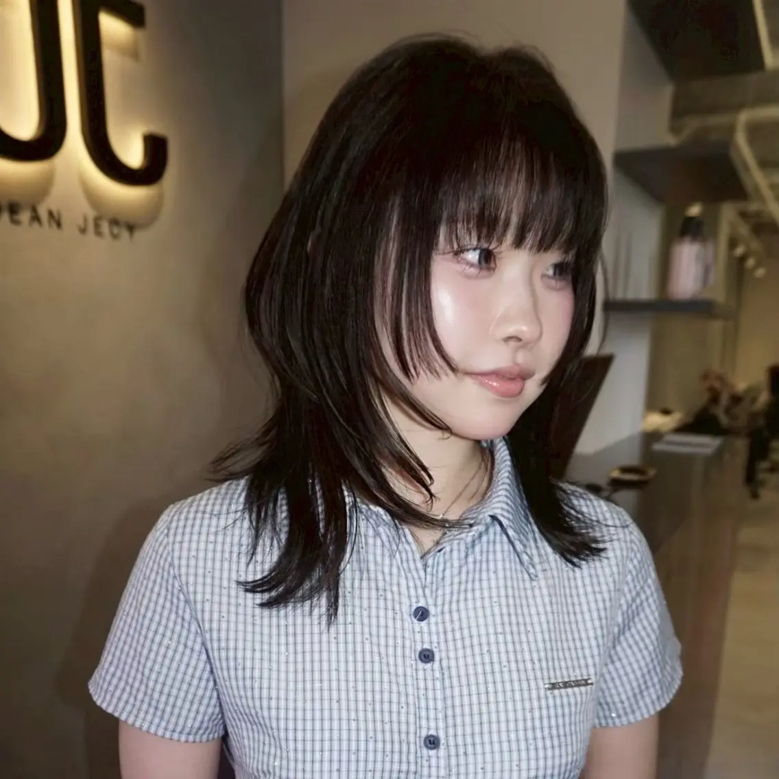 ミディアム カラー カット DEAN JECYのヘアスタイル