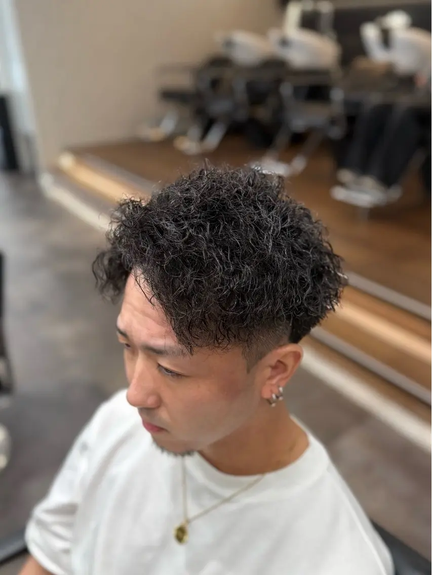 ショート パーマ メンズ カット パーマ 🌴メンズ特化🌴 坂本七星のヘアスタイル