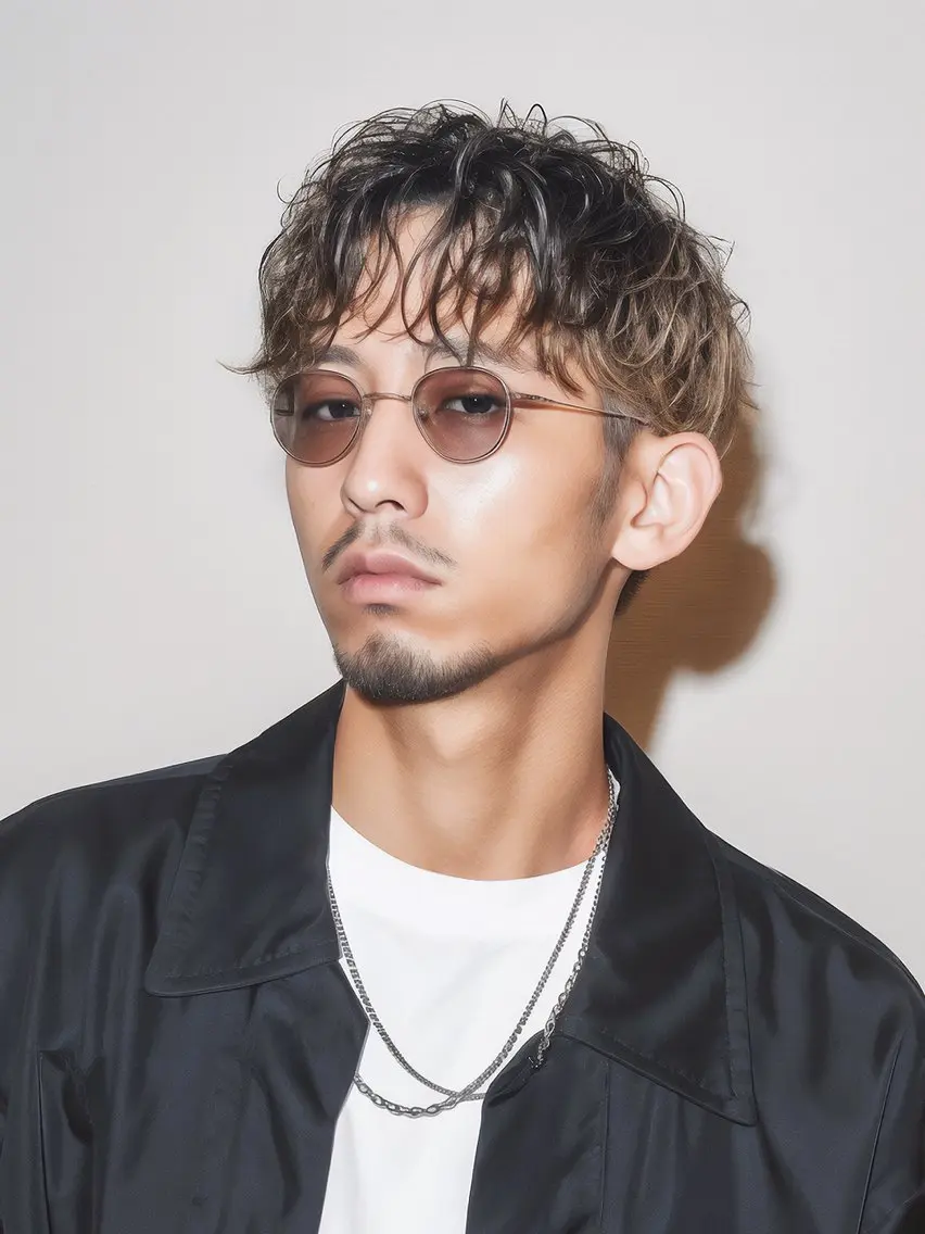 man'sカット+似合わせハイライト&透明感カラー+ケラフェクトトリートメントの写真