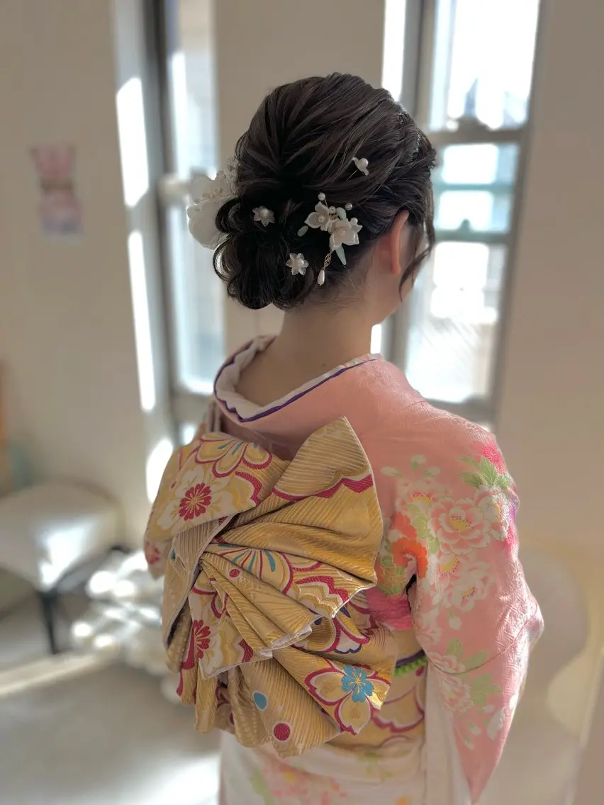 ヘアアレンジ 似合わせヘアメイク 💐オダギリチアキのヘアスタイル