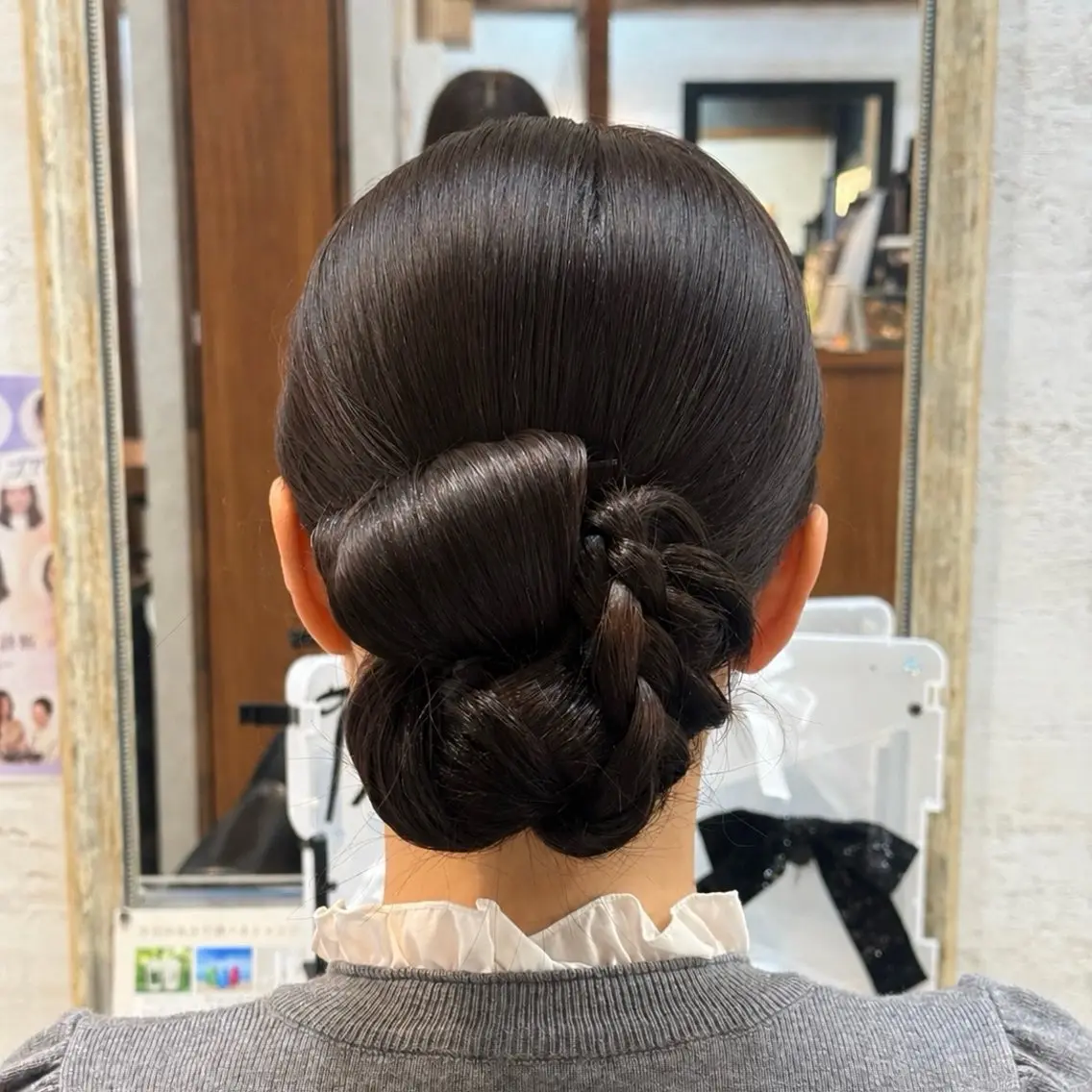 ロング ヘアアレンジ ローシニヨン ヘアセット みりゅう /ヘアメイク/美容師のヘアスタイル