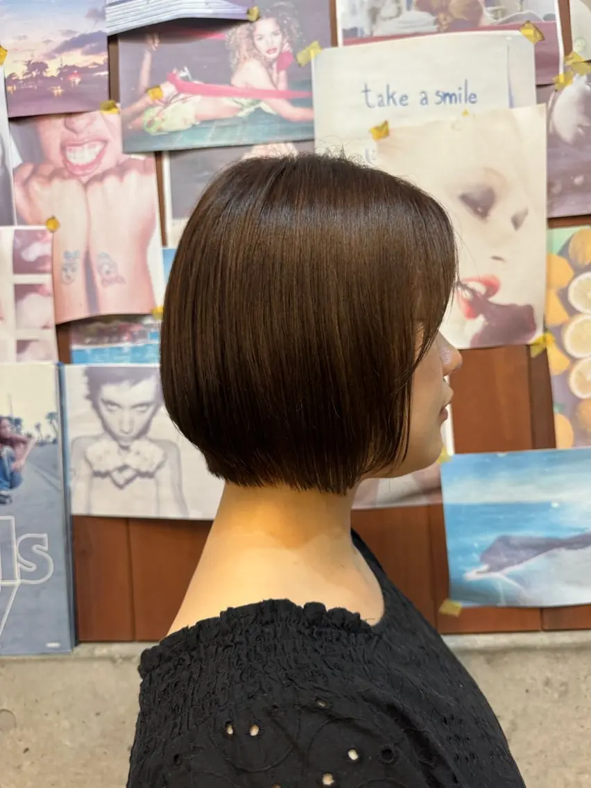 ショート 佐藤 百葉のヘアスタイル