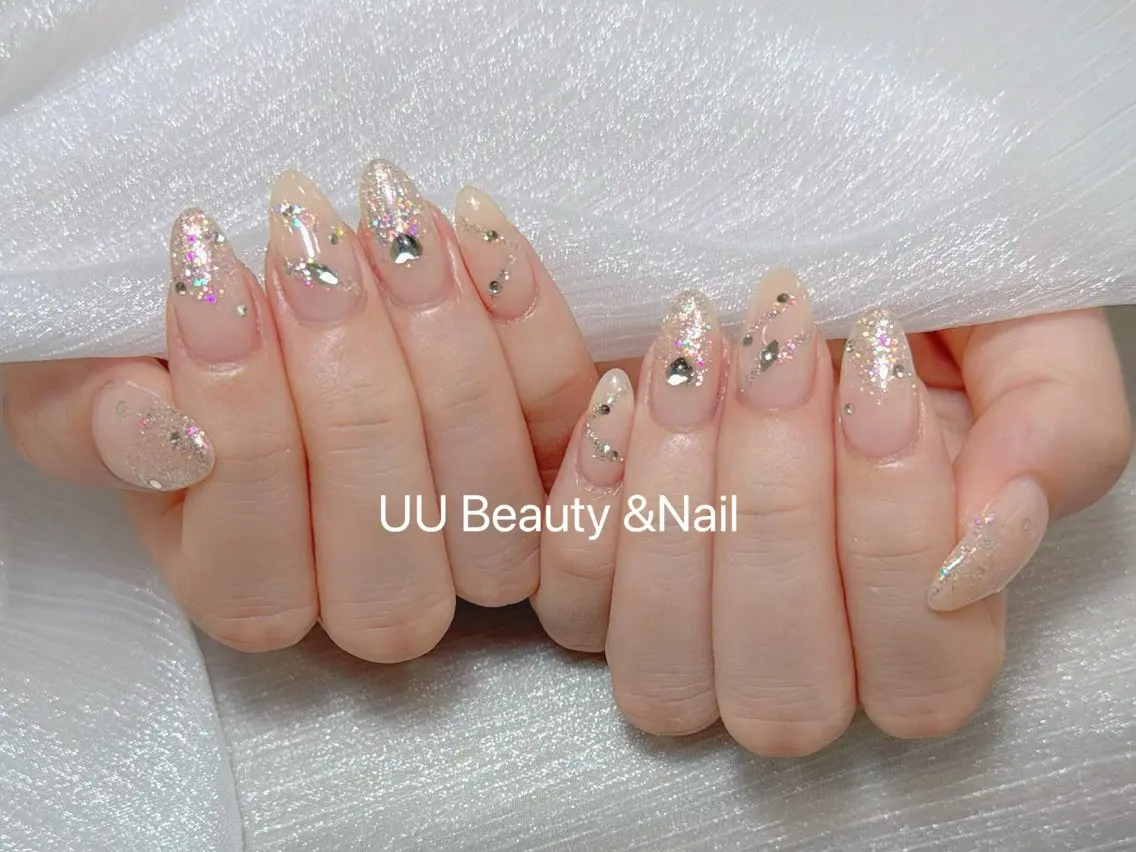 ネイル おそろいネイル 持ち込み シンプルネイル ハンドネイル UU Beauty &Nailのネイルデザイン