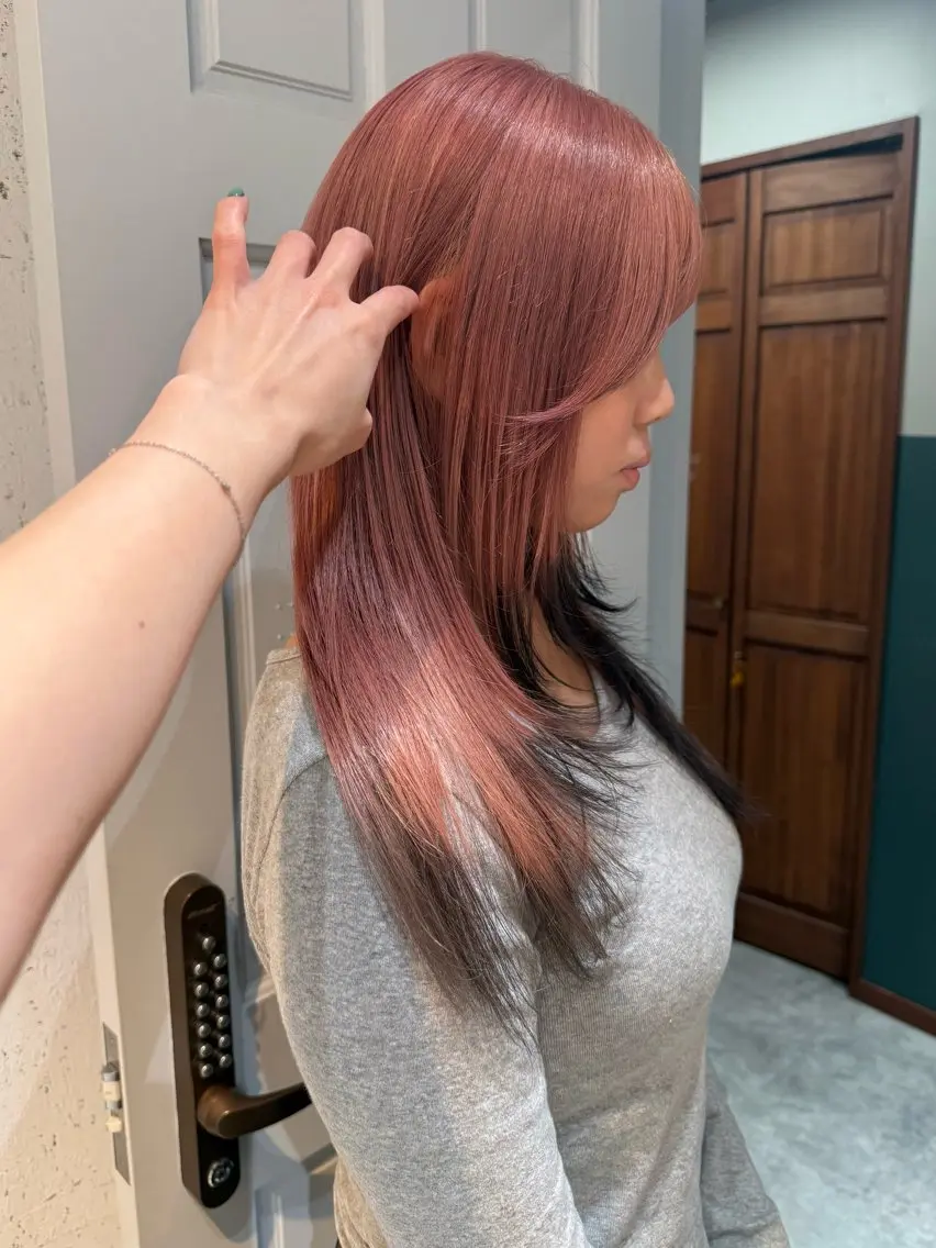 ロング カラー カット ヘアカラー トリートメント mai / linoah˚✧のヘアスタイル